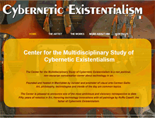 Tablet Screenshot of cyberneticexistentialism.com